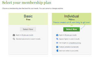 Elance Membership Plans